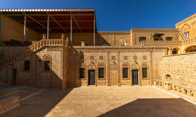 Fototapeta premium Mor Gabriel Monastery in Midyat, Mardin. Turkey. Mor Gabriel Monastery is the oldest surviving Syriac Orthodox monastery in the world.