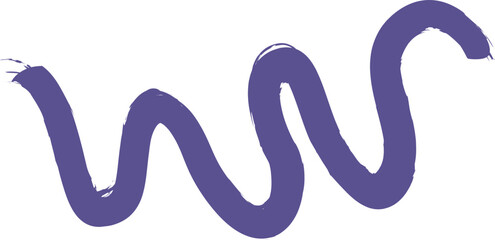 abstract swirl wave brush stroke line