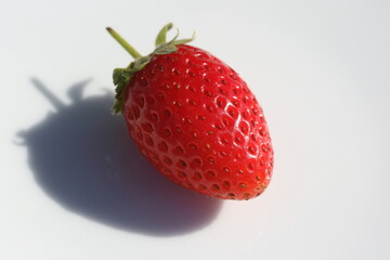 strawberry on a white background