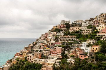 Fototapeta na wymiar Costiera Amalfitana. Il borgo di Amalfi
