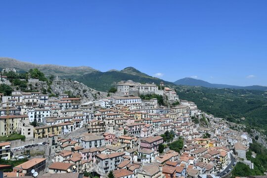 The Basilicata village of Muro Lucano, Italy.