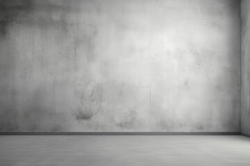 Empty gray color texture wall studio background , banner