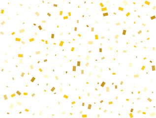 Raining Golden Rectangular Confetti