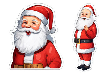 Deux pères Noël vintage