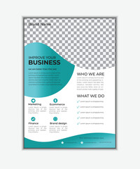 a4, advertisement, advertising, agency, business, business flyer, professional flyer,  professional, pad, technology, template, vector. Print, professional, simple.