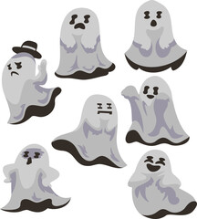 ghost spirit is joyful in halloween festival
