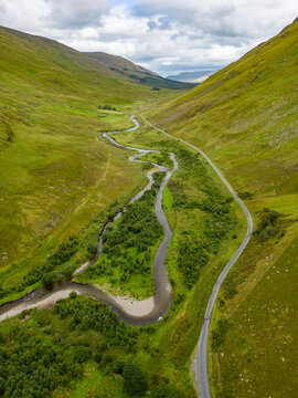 Road around Glenummera river