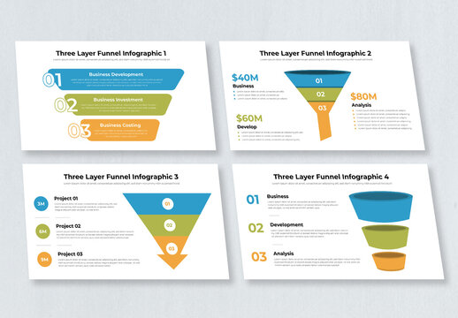 3 Layer Funnel Infographic