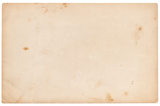 Retro photo paper. Old antique sheet paper texture. Announcement board. Blood drops. Vintage postcard. Blood background. Aged bloodstain wallpaper.	