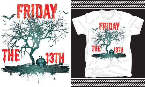 Friday the 13th T-Shirt Design