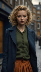 portrait of a blonde woman