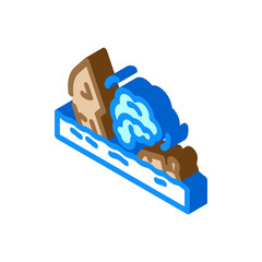 marine accident isometric icon vector. marine accident sign. isolated symbol illustration