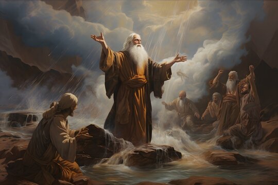 Moises opening water