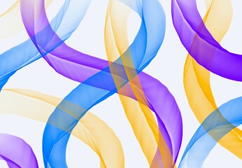 abstract background with ribbons