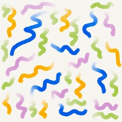 set of colorful ribbons