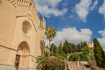Church Iglesia Parroquial - Parish Church of the town of Artá, Mallorca island, Spain