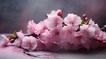 A beautiful bouquet of delicate pink cherry blossoms, a representation of love and new beginnings....