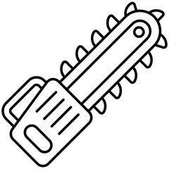 Editable design icon of cutting blade