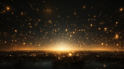 A sea of binary stars pulsating with radiant energy, capturing the spirit of algorithmic elegance