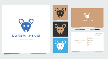 Logo design templates .set of business cards