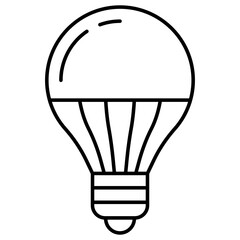Obraz premium Modern design icon of lightbulb
