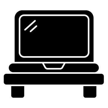 Modern design icon of laptop 