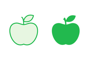 Apple icon set. Apple vector icon. apple symbols for your web design.