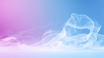 color background light blue background with white smoke. AI Generative
