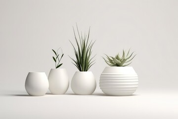 Beautiful Plants In Ceramic Pots