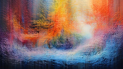 Ethereal threads of code weave together, forming a vibrant tapestry that reflects the evolving landscape of artificial intelligence and creativity