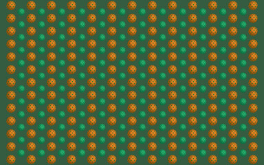 星柄のオーナメントのパターン柄