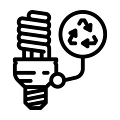 environmentally friendly product line icon vector. environmentally friendly product sign. isolated contour symbol black illustration