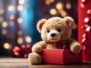 teddy bear christmas present