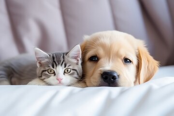A Dog And A Cat
