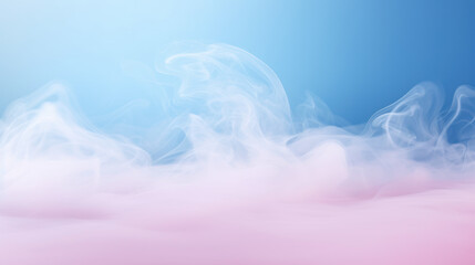 Fototapeta na wymiar color background light blue background with white smoke. AI Generative