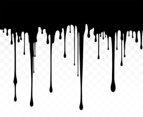 Paint dripping. Dripping liquid. Paint flows. Current paint, stains. Current drops. Current inks. Drip texture. Flowing liquid. Stencil drops. Paint splatter. Molten chocolate. Seamless pattern