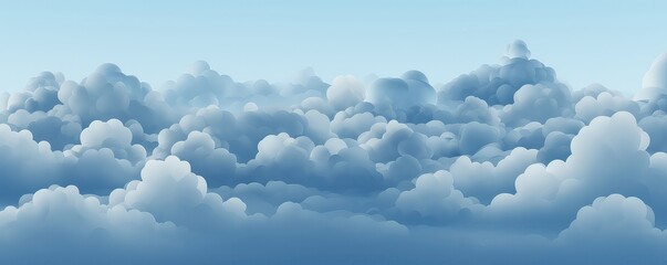 Carbon Pollution Realistic Clouds Background - obrazy, fototapety, plakaty