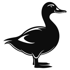 Duck Icon Illustration in Trendy Flat Isolated on White Background. SVG Vector