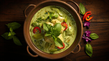 thai green curry Generative AI