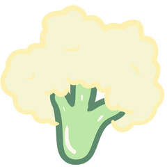 Cute fruits and vegetables 