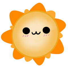 Cute fruits and vegetables 