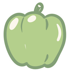 Cute fruits and vegetables 