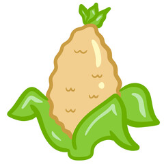 Cute fruits and vegetables 