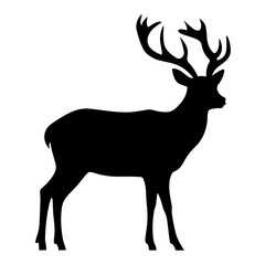 Naklejka na ściany i meble Silhouette Illustration Vector of Deer