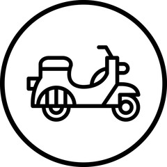 Vector Design Scooter Icon Style