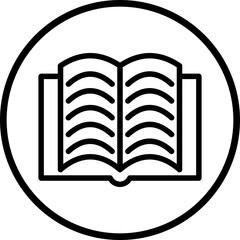 Vector Design Bibliography Icon Style