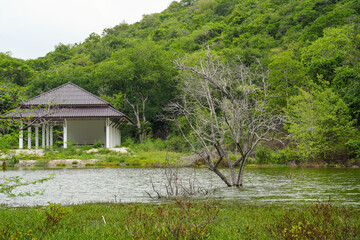 Obraz premium Sky and mountain views at Sam Roi Yot National Park, Thailand