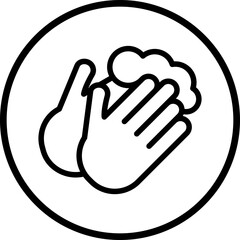 Vector Design Hand Washing Icon Style