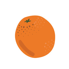 illustration of an orange fruit