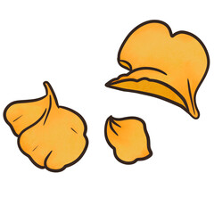 Leafs, flowers, mushrooms butterflies and plants in the garden, blooming flowers, cute butterflies. Lively seasonal